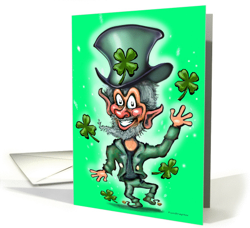 St. Patrick's Day Leprechaun card (772747)
