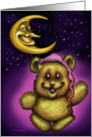 Invitation Pajama Party Teddy Bear card