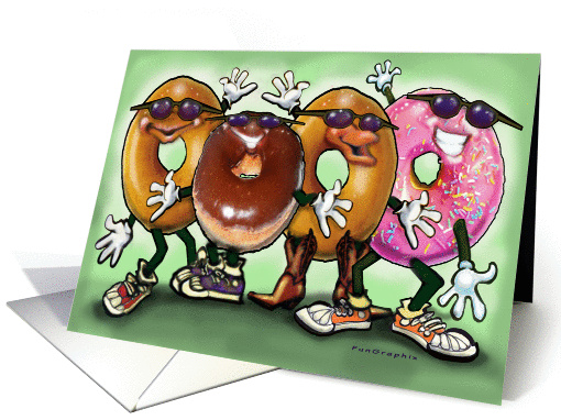 Doughnut  Business Meeting Invitation Party card (802662)