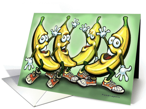 Bananas Birthday card (810901)