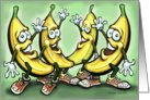 Bananas Birthday card