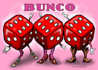 Bunco Party Invitation