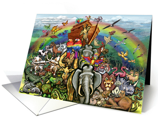 Noah's Ark Party Invitation card (960729)