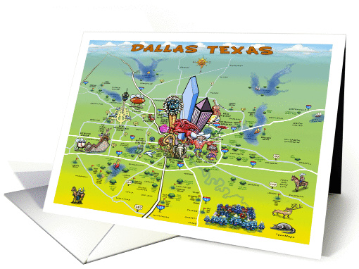 Greetings from Dallas Texas card (971493)