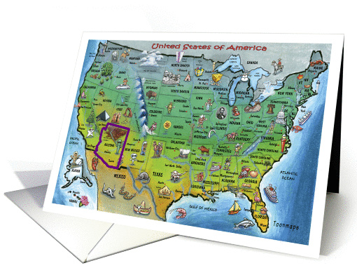 Greetings from Arizona card (971547)
