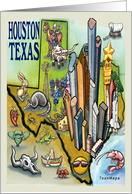 Greetings from Houston Texas card