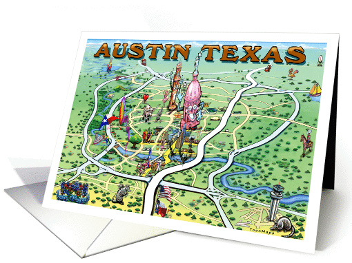 Greetings from Austin Texas card (971577)