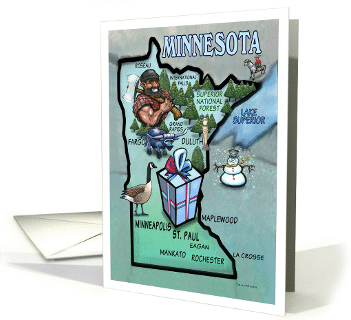 Greetings from Minnesota card (971581)