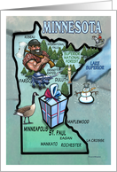 Greetings from Minnesota card