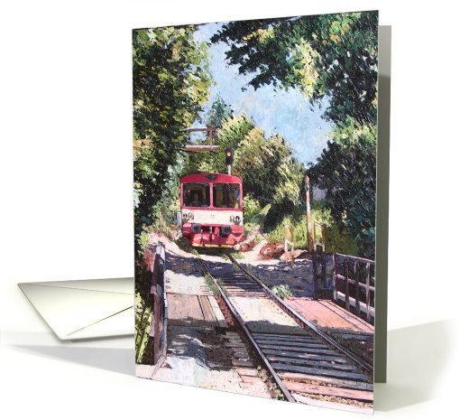 Collections, original art - Posazavsky Pacifik card (243788)