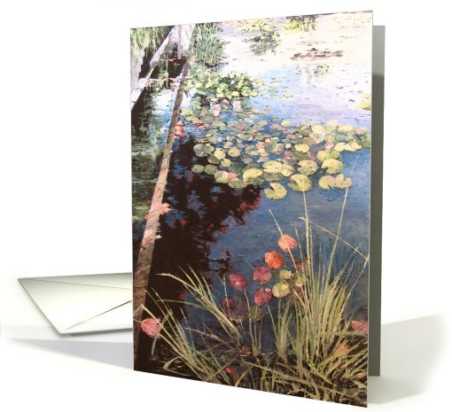 Collections, original art - Waterlilies card (243818)