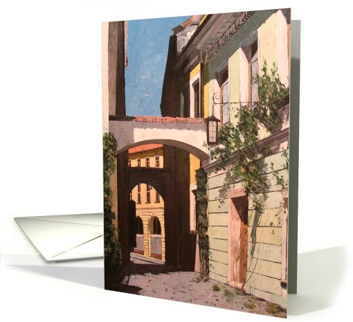 Collections, original art - Kutna Hora II card (243830)