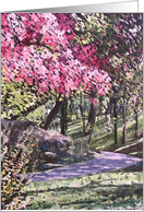 Collections, original art - Spring card