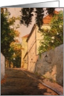 Collections, original art - Apolinarska street card