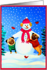 Frosty’s Helpers, Pug card