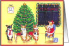 Talk to Santa at Corgi-dale’s, Welsh Corgi card
