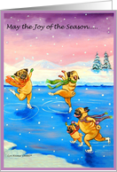 Joy of the Season, Pug Dogs card