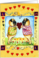 Pug Love card