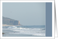 beach scene card