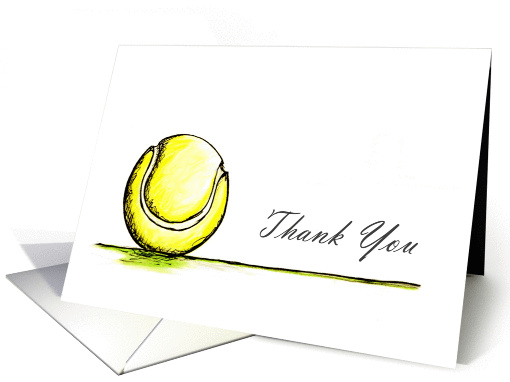 tennis ball card (230078)