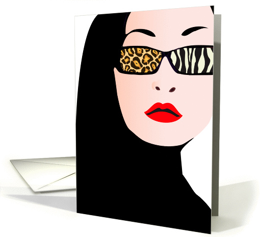 Animal eyes card (231057)