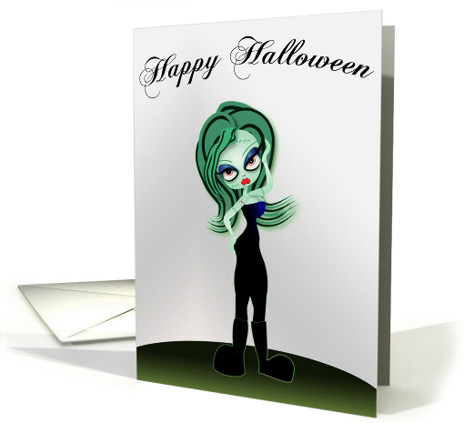 Sexy Halloween Zombie card (252074)