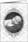 it’s a girl : photo frame card