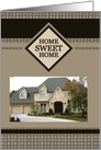 home sweet home : plaid photo card