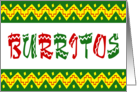 arriba burritos card