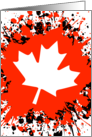 canadian maple leaf card