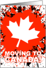 moving to canada! card