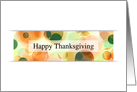 happy thanksgiving bokeh (blank inside) card