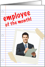 employee of the month! card