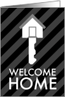 WELCOME HOME indie home key (blank inside) card