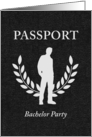 Bachelor Party Passport Invitation card