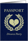 divorce party passport card