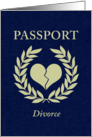 divorce announcement passport card