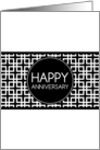 happy anniversary (blank inside) card