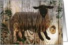 Happy Chinese New Year of the Green Wooden Sheep card