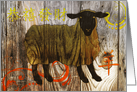 Happy Chinese New Year of the Wooden Sheep card