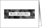 Happy Boss’s Day (bokeh banner) card