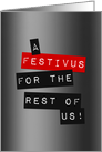 a festivus for the rest of us card