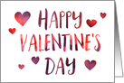 Happy Valentine’s Day Bokeh Lights, blank inside card
