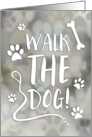 Walk the Dog Day card