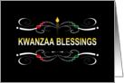 Kwanzaa Blessings Blank Inside card