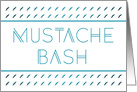 Mustache Bash Invitation card