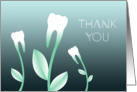 Thank You Dentist Flowering Teeth card