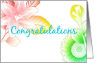 congratulations flowers card