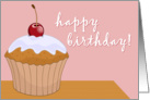 Happy Birthday Cupcake card