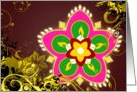 happy diwali : hi-fi rangoli card